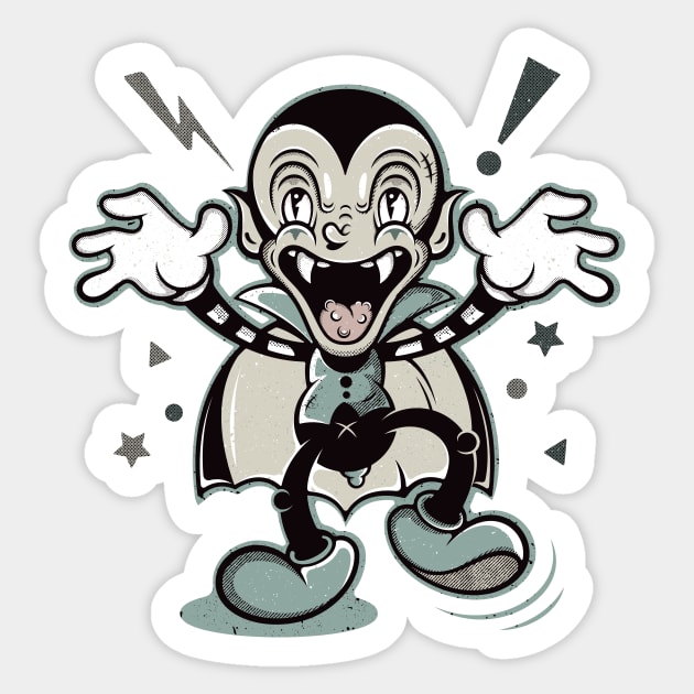 Dracula Sticker by laserblazt